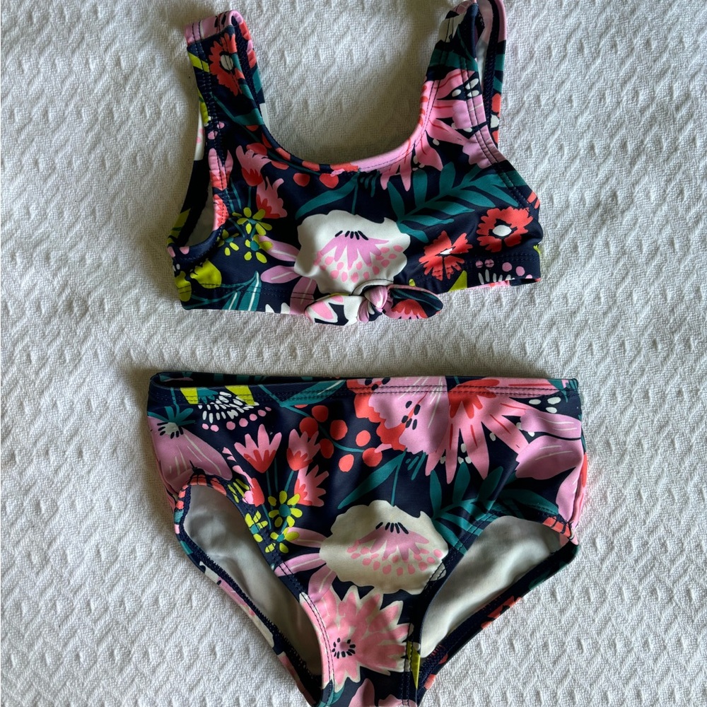 Carters tropical print bikini size 12M